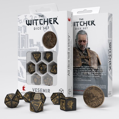 Cover: 5907699496662 | The Witcher Dice Set. Vesemir - The Sword Master | Q-workshop