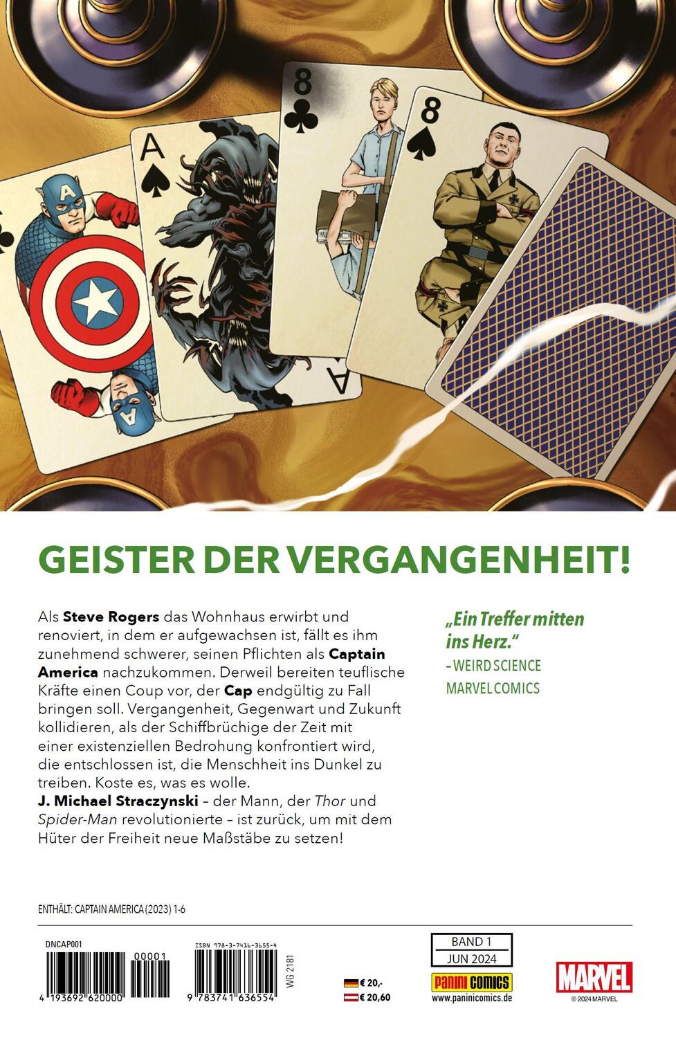 Rückseite: 9783741636554 | Captain America | Bd. 1: Der Anschlag | Straczyinski (u. a.) | Buch