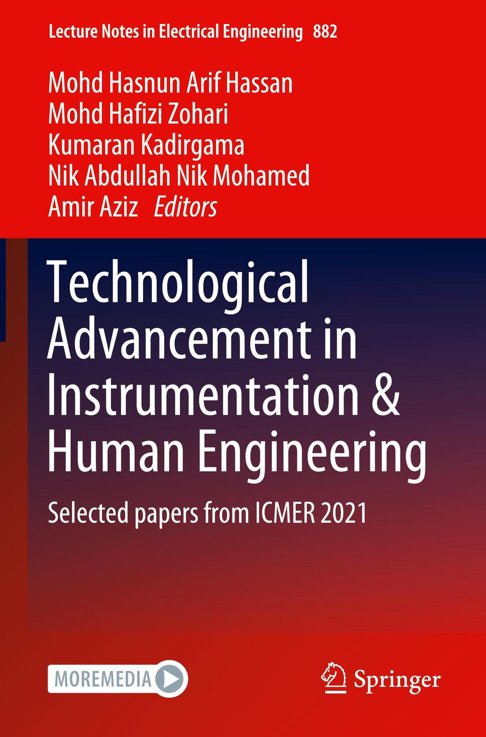 Cover: 9789811952111 | Technological Advancement in Instrumentation &amp; Human Engineering | xiv