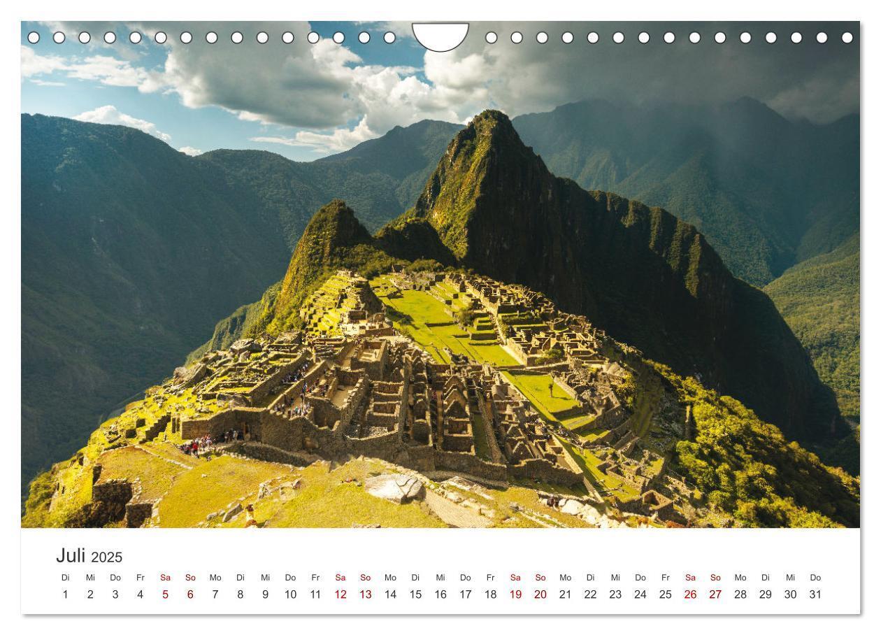 Bild: 9783383785757 | Geheimnisvolles Peru (Wandkalender 2025 DIN A4 quer), CALVENDO...