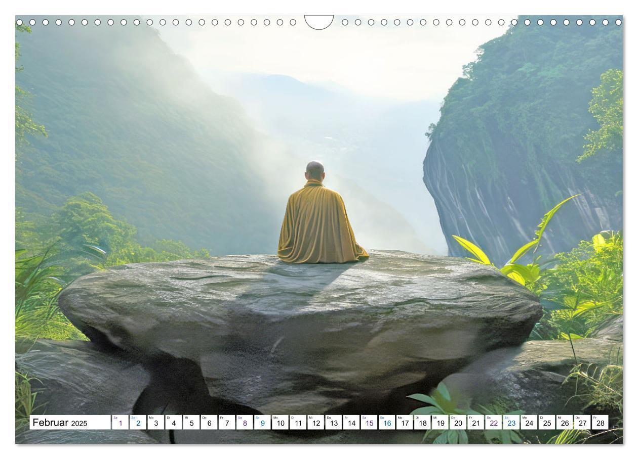 Bild: 9783383779978 | Meditation und weiter Horizont (Wandkalender 2025 DIN A3 quer),...