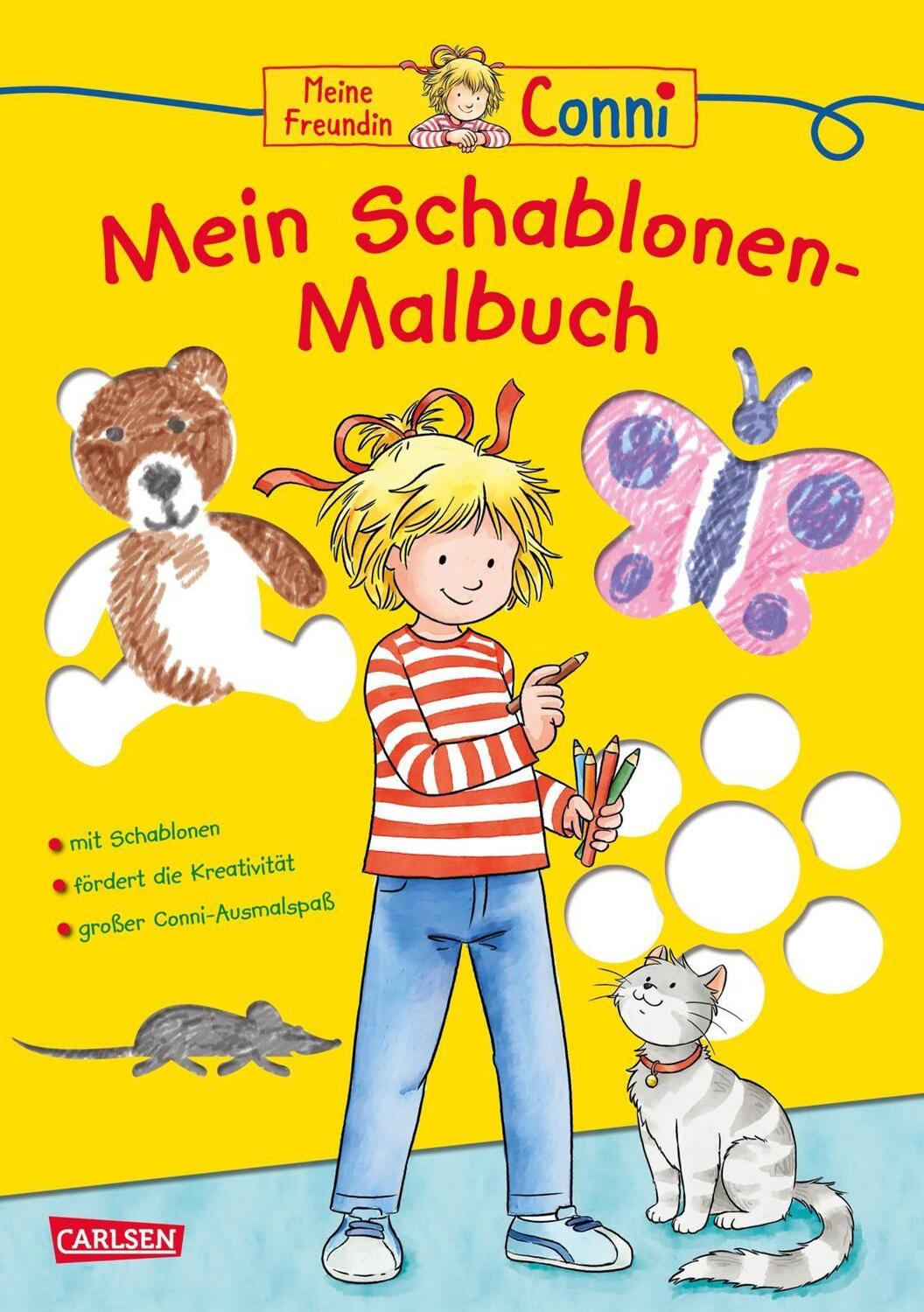 Cover: 9783551187796 | Conni Gelbe Reihe: Mein Schablonen-Malbuch | Hanna Sörensen | Buch