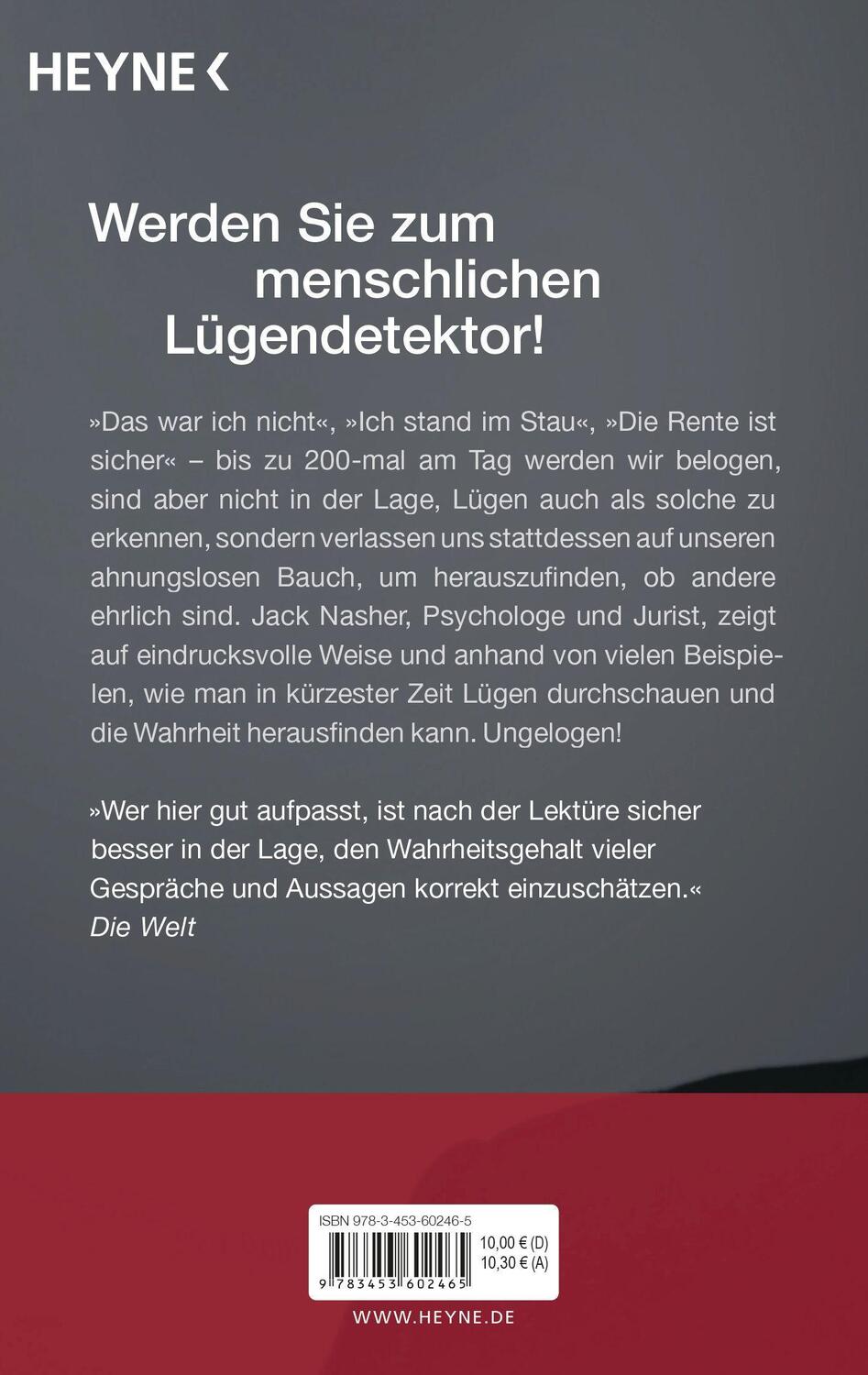 Bild: 9783453602465 | Durchschaut | Das Geheimnis, kleine und große Lügen zu entlarven