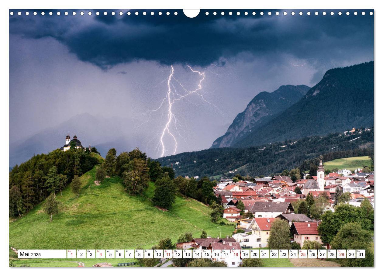 Bild: 9783435112654 | Gewitter in den Alpen (Wandkalender 2025 DIN A3 quer), CALVENDO...