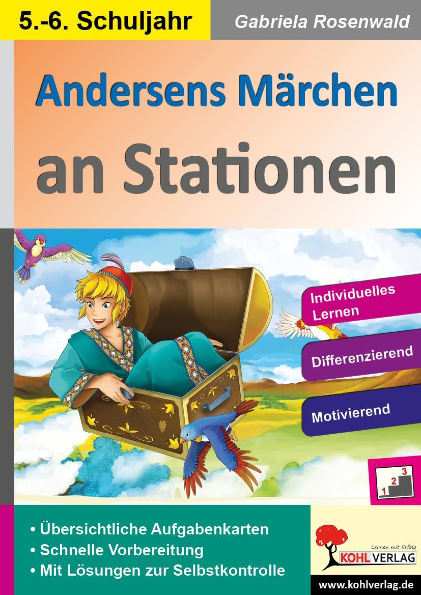 Cover: 9783985582594 | Andersens Märchen an Stationen / Klasse 5-6 | Gabriela Rosenwald