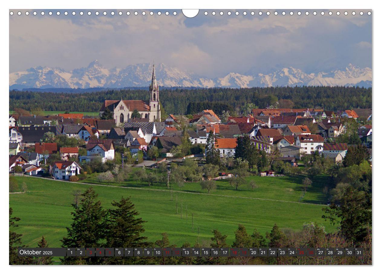 Bild: 9783435036530 | Alpen-Fernsichten von der Südwestalb und Oberen Donau (Wandkalender...