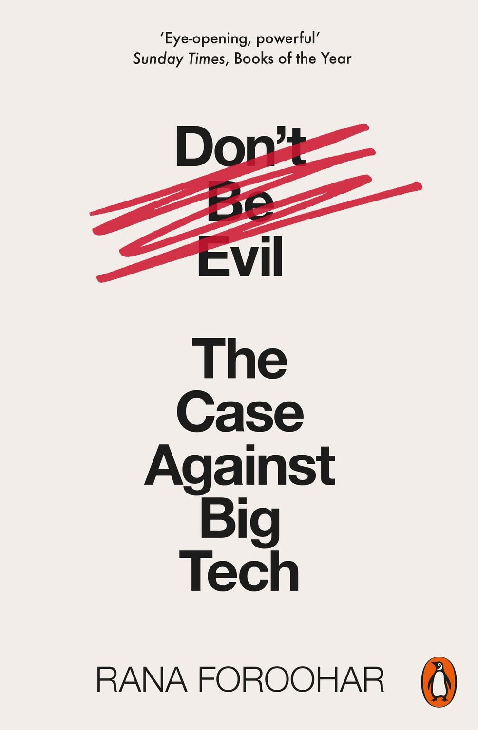 Cover: 9780141991085 | Don't Be Evil | The Case Against Big Tech | Rana Foroohar | Buch