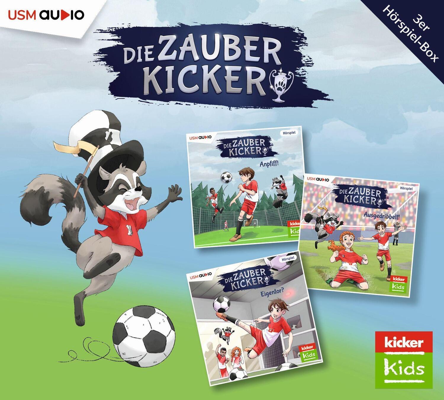 Cover: 9783803235862 | Die Zauberkicker Hörbox Folgen 1-3 (3 Audio CDs) | Schreuder (u. a.)