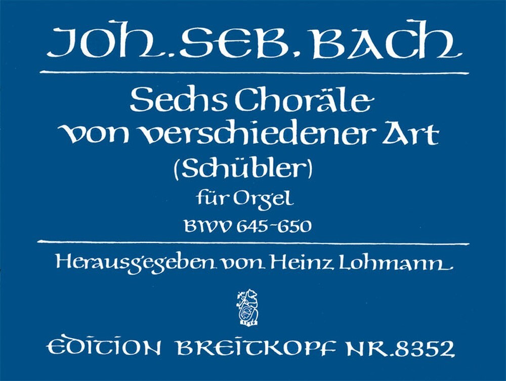 Cover: 9790004176597 | Schubler Chorale Bwv645-650 | Johann Sebastian Bach | Buch