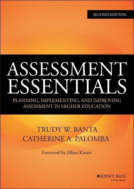 Cover: 9781118903322 | Assessment Essentials | Trudy W Banta (u. a.) | Buch | 368 S. | 2014