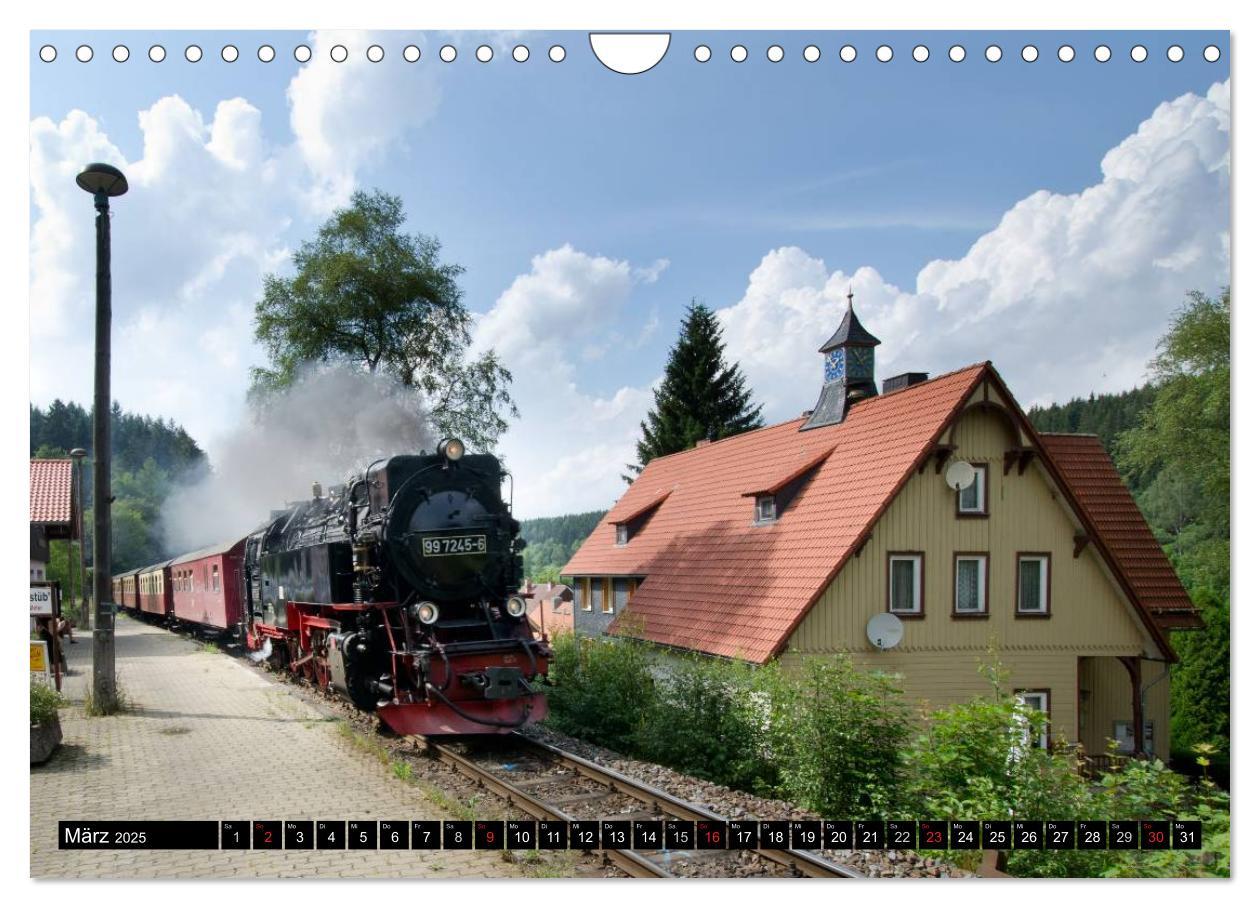 Bild: 9783435687527 | Schmalspurbahnen in Sachsen Anhalt (Wandkalender 2025 DIN A4 quer),...