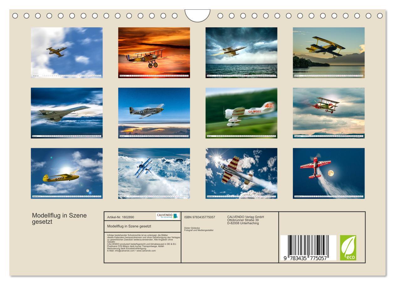 Bild: 9783435775057 | Modellflug in Szene gesetzt (Wandkalender 2025 DIN A4 quer),...