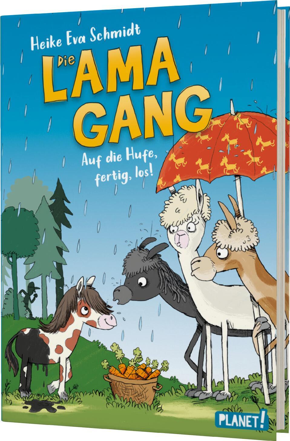 Cover: 9783522508056 | Die Lama-Gang. Mit Herz &amp; Spucke 4: Auf die Hufe, fertig los! | Buch
