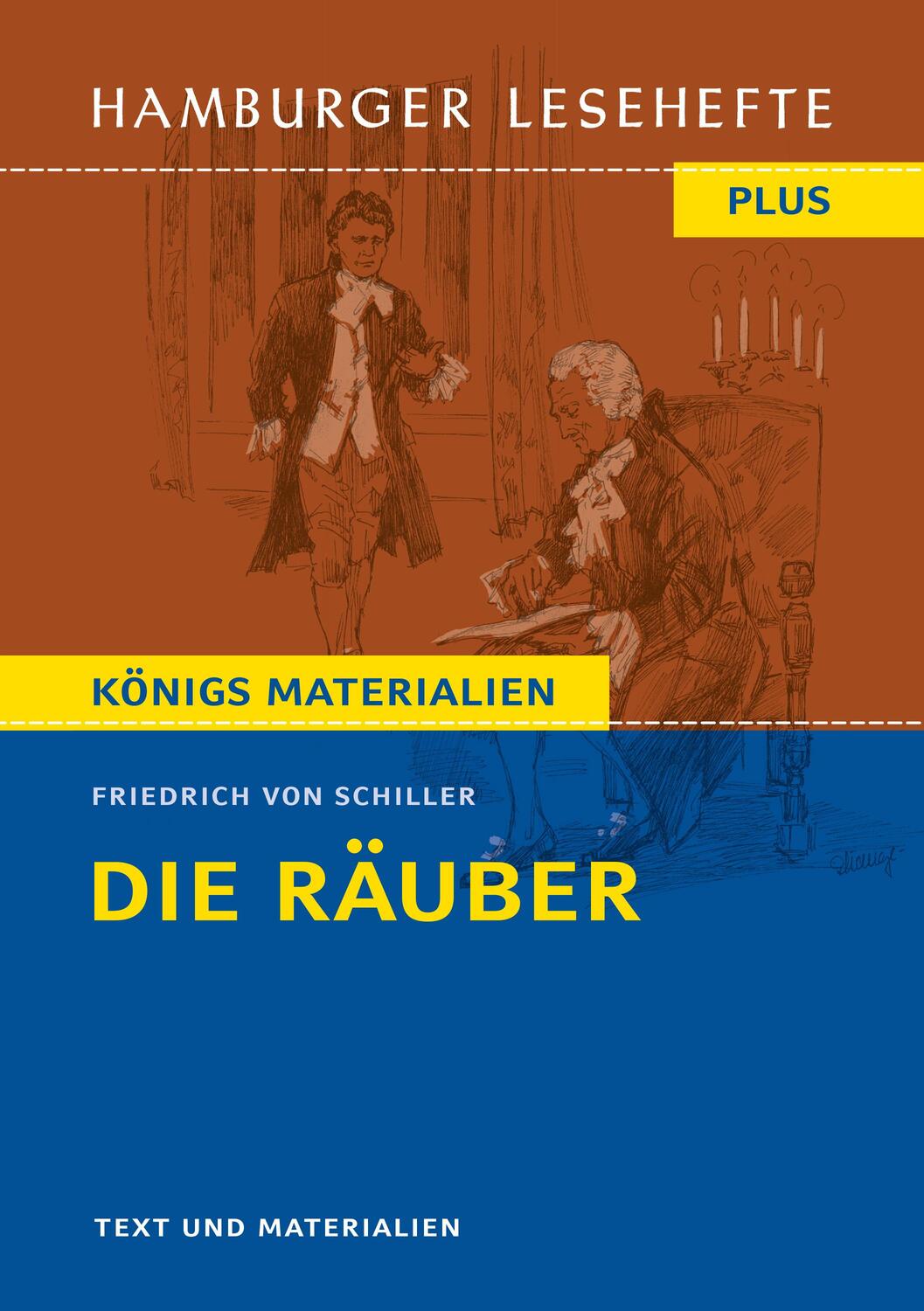 Cover: 9783872915023 | Die Räuber | Hamburger Leseheft plus Königs Materialien | Schiller