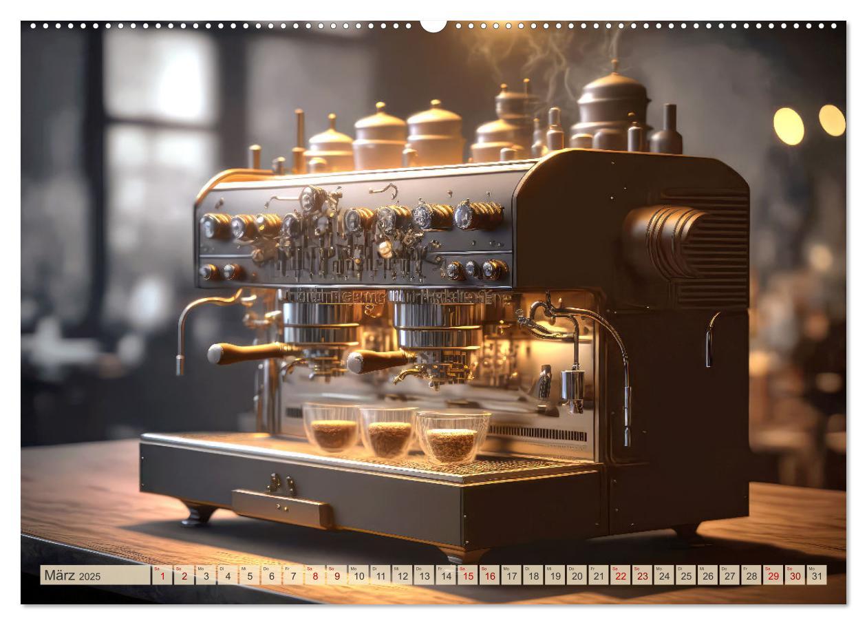 Bild: 9783383911736 | Kaffee Pause (Wandkalender 2025 DIN A2 quer), CALVENDO Monatskalender