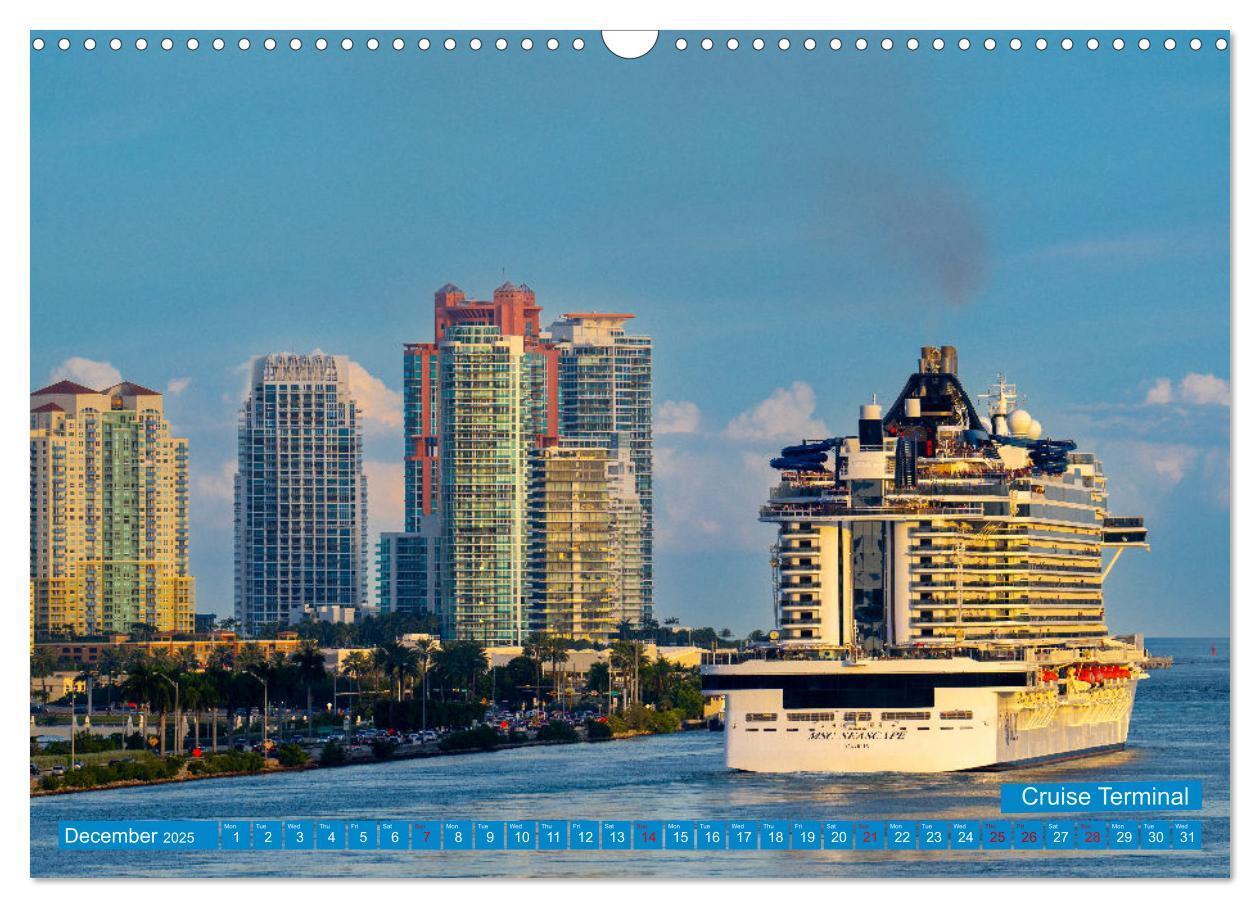 Bild: 9781325925773 | Colorful Miami (Wall Calendar 2025 DIN A3 landscape), CALVENDO 12...