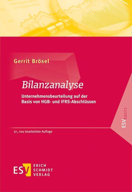 Cover: 9783503205776 | Bilanzanalyse | Gerrit Brösel | Taschenbuch | ESVbasics | Deutsch