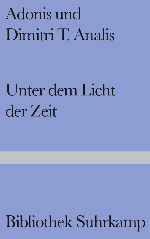 Cover: 9783518223918 | Unter dem Licht der Zeit | Briefwechsel | Esber Adonis (u. a.) | Buch