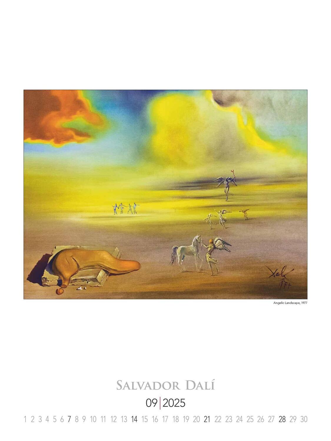 Bild: 4251732344054 | Salvador Dali 2025 - Bild-Kalender 42x56 cm - Kunst-Kalender -...