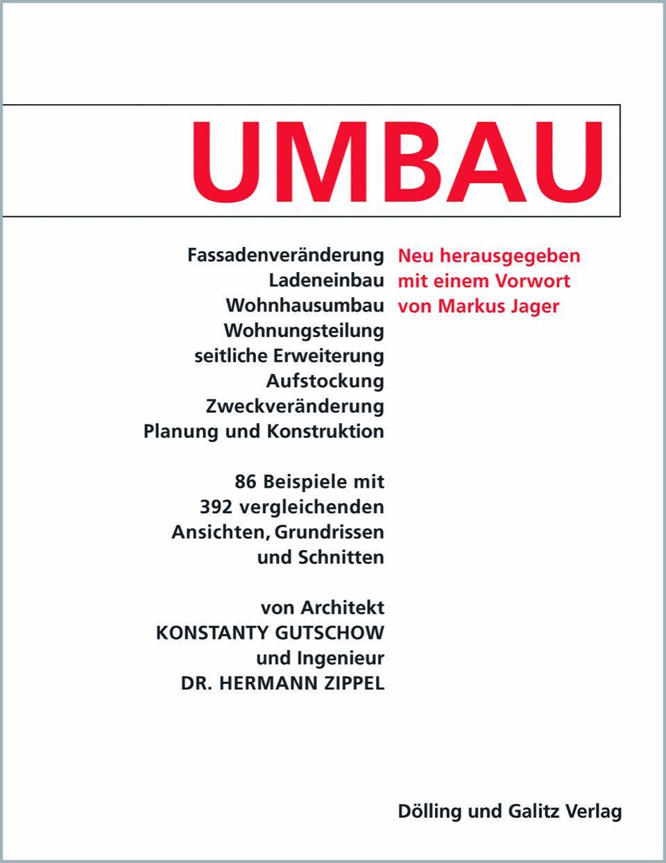 Cover: 9783960607038 | UMBAU | Konstanty Gutschow (u. a.) | Taschenbuch | 152 S. | Deutsch