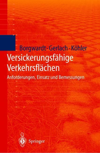 Cover: 9783642630194 | Versickerungsfähige Verkehrsflächen | S. Borgwardt (u. a.) | Buch