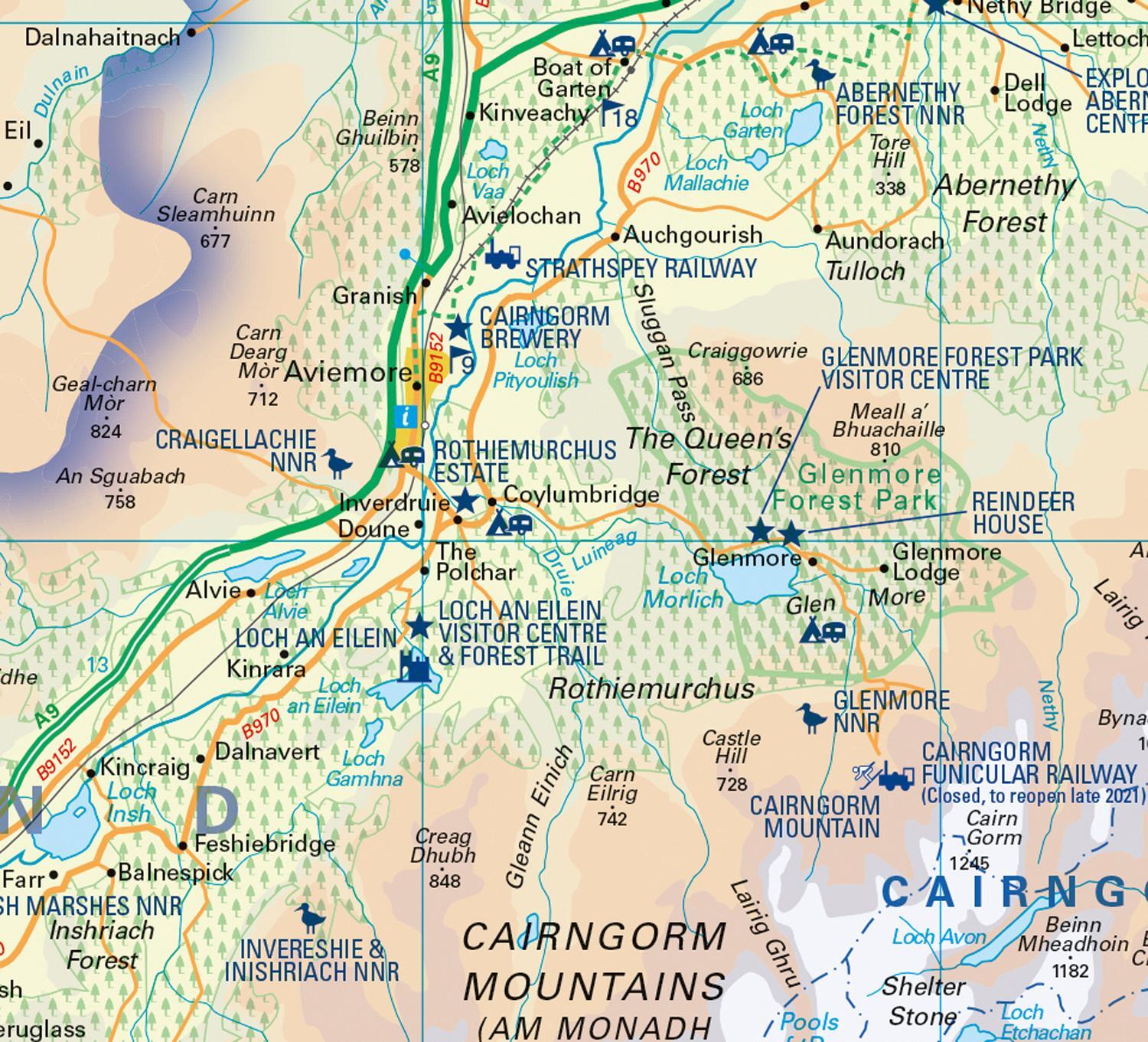 Bild: 9780008439187 | Cairngorms National Park Pocket Map | Collins Maps (u. a.) | Englisch