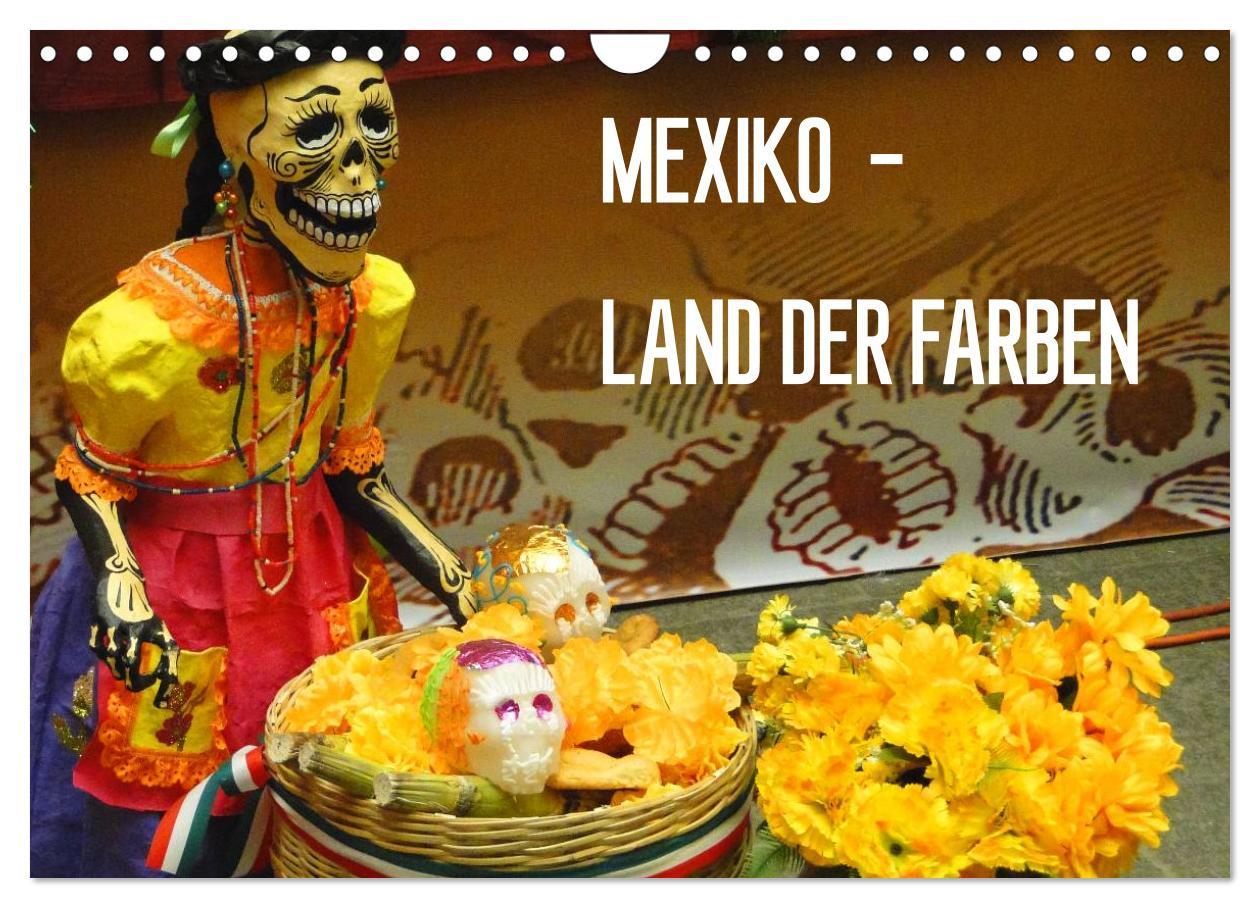 Cover: 9783435758494 | Mexiko - Land der Farben (Wandkalender 2025 DIN A4 quer), CALVENDO...