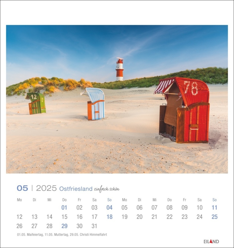 Bild: 9783964023315 | Ostfriesland Postkartenkalender 2025 - einfach schön | Kalender | 2025