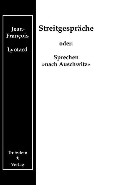 Cover: 9783922209577 | Streitgespräche | Taschenbuch | Paperback | Deutsch | 1998 | Trotzdem