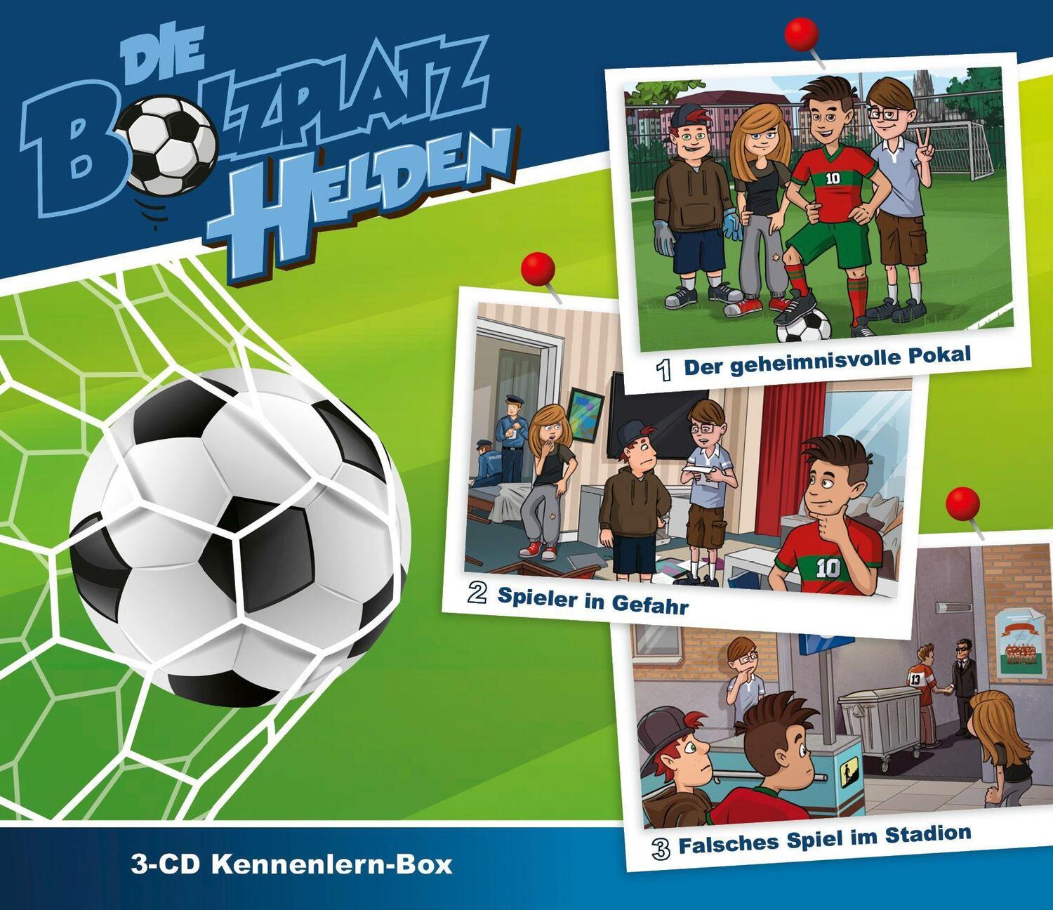 Cover: 4029856641553 | CD-Box 1: Die Bolzplatzhelden (Folgen 1-3) | Christian Mörken | CD