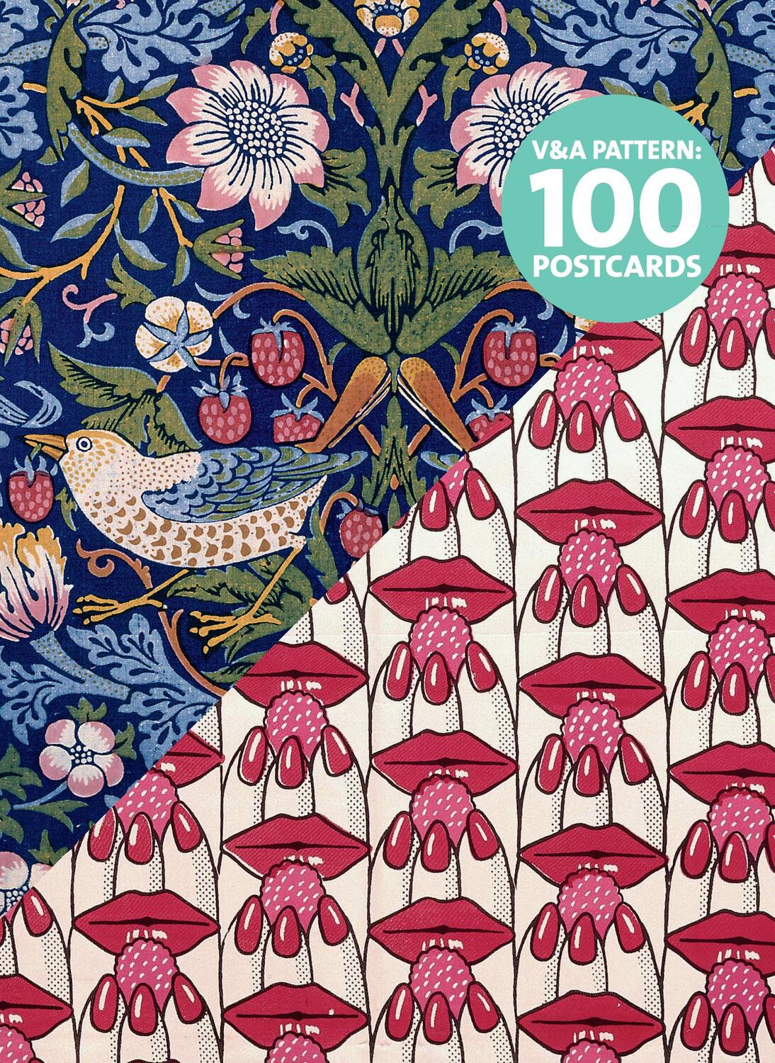 Cover: 9781851778157 | V&amp;A Pattern: 100 Postcards | Bundle | Englisch | 2023