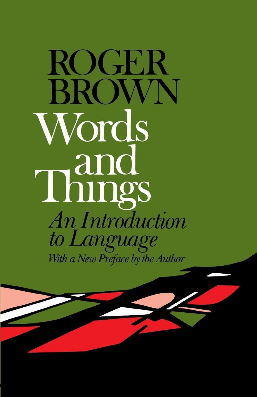 Cover: 9780029048108 | Words and Things | Roger Brown | Taschenbuch | Paperback | Englisch
