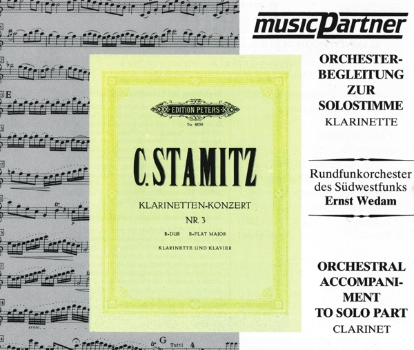 Cover: 4013788000229 | Klarinettenkonzert B 3 | Carl Stamitz | Audio-CD | CD | 2023