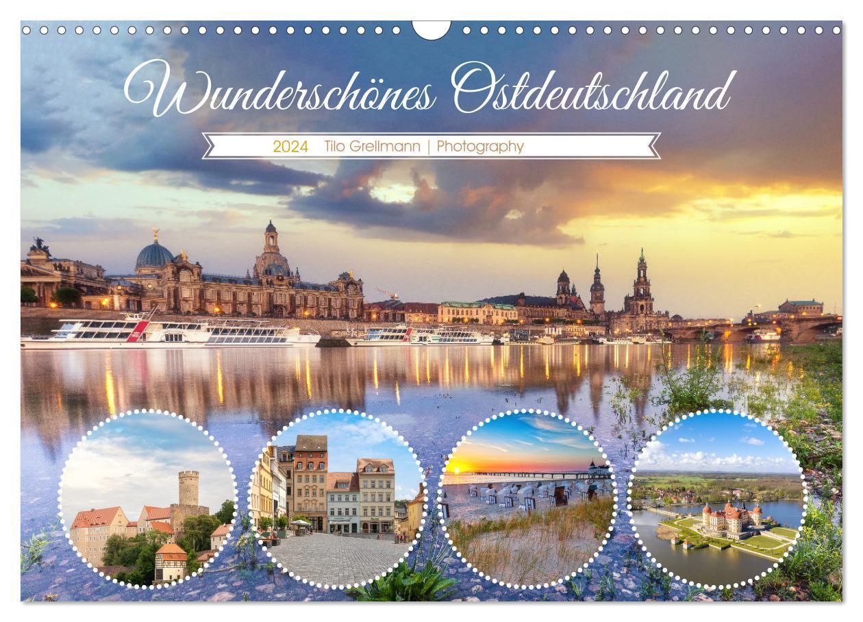 Cover: 9783675430280 | Wunderschönes Ostdeutschland (Wandkalender 2024 DIN A3 quer),...