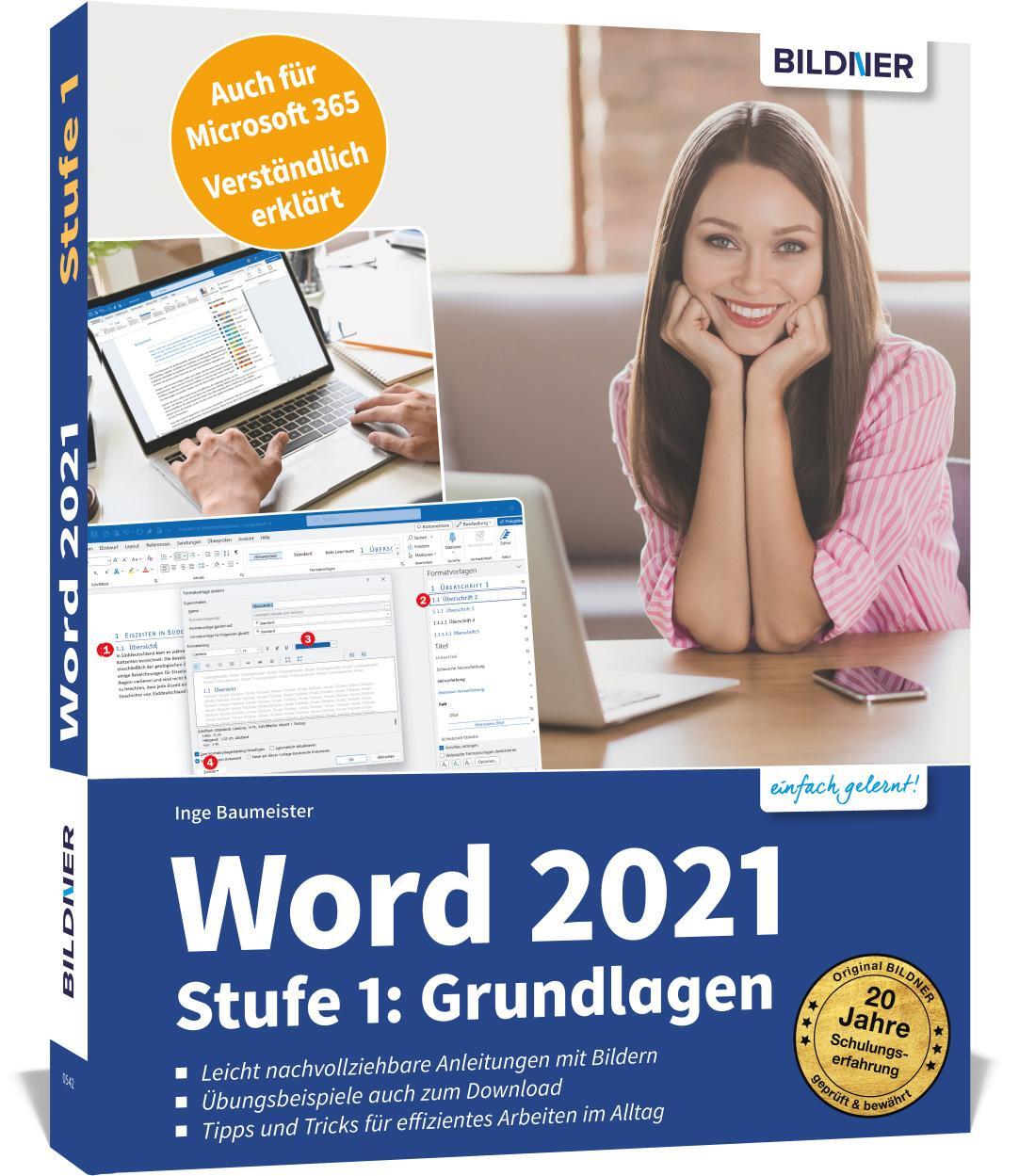 Cover: 9783832805180 | Word 2021 - Stufe 1: Grundlagen | Inge Baumeister | Taschenbuch | 2023