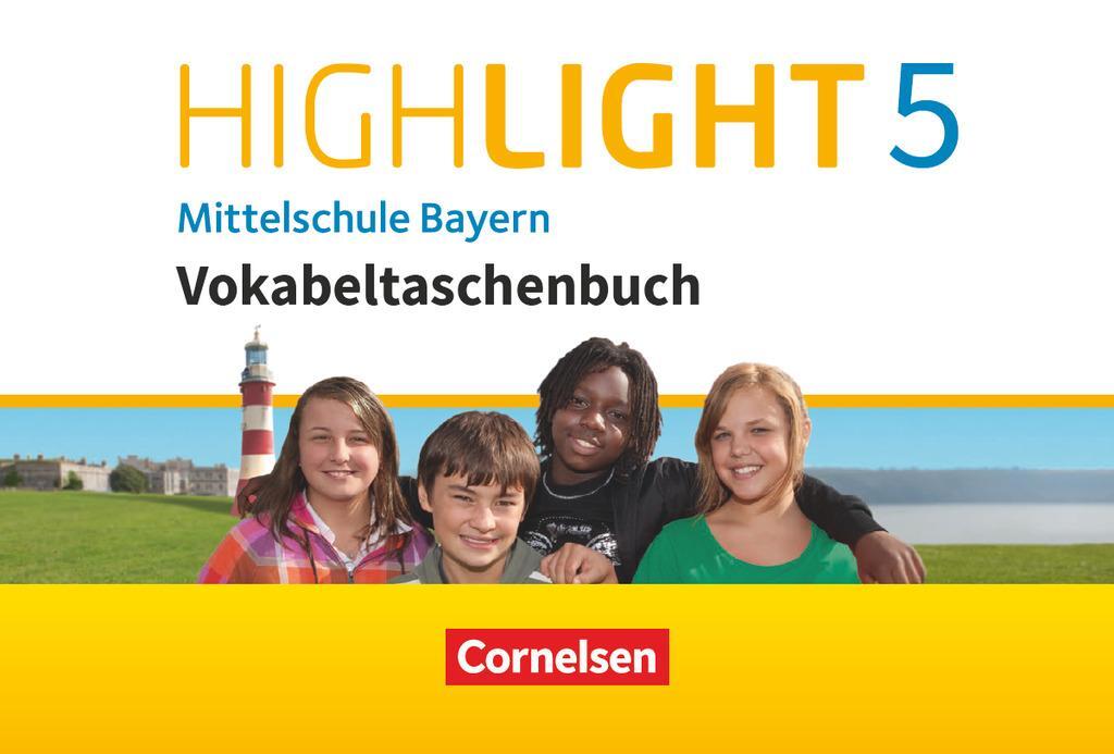 Cover: 9783060361182 | Highlight - Mittelschule Bayern 5. Jahrgangsstufe - Vokabeltaschenbuch