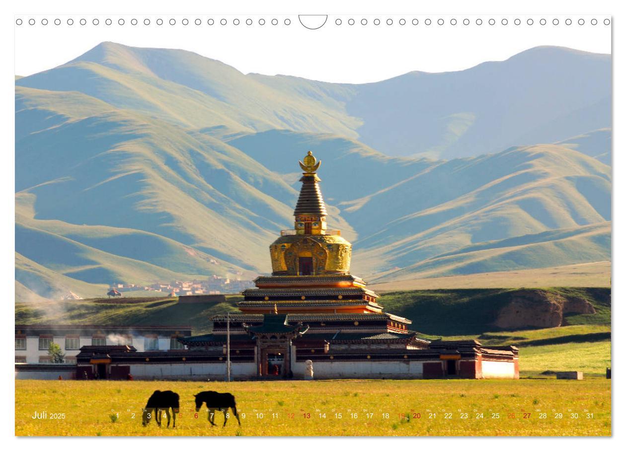 Bild: 9783435374021 | Stupas ¿ Buddhistische Sakralbauten 2025 (Wandkalender 2025 DIN A3...