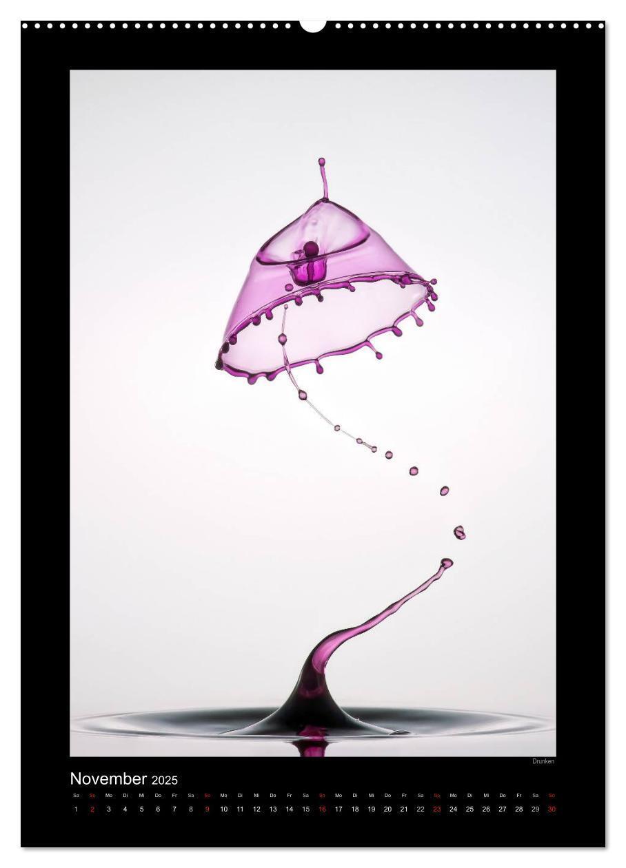 Bild: 9783457082881 | Liquid Art - Wassertropfen in Perfektion (Wandkalender 2025 DIN A2...