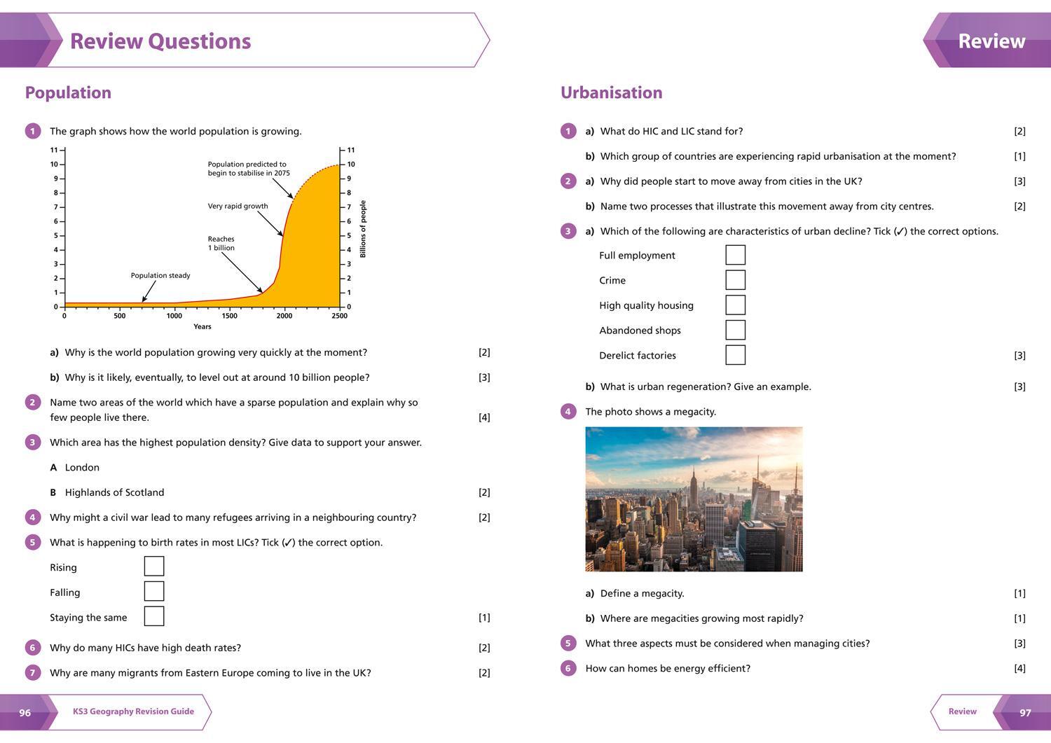 Bild: 9780007562862 | KS3 Geography Revision Guide | Ideal for Years 7, 8 and 9 | KS3 | Buch