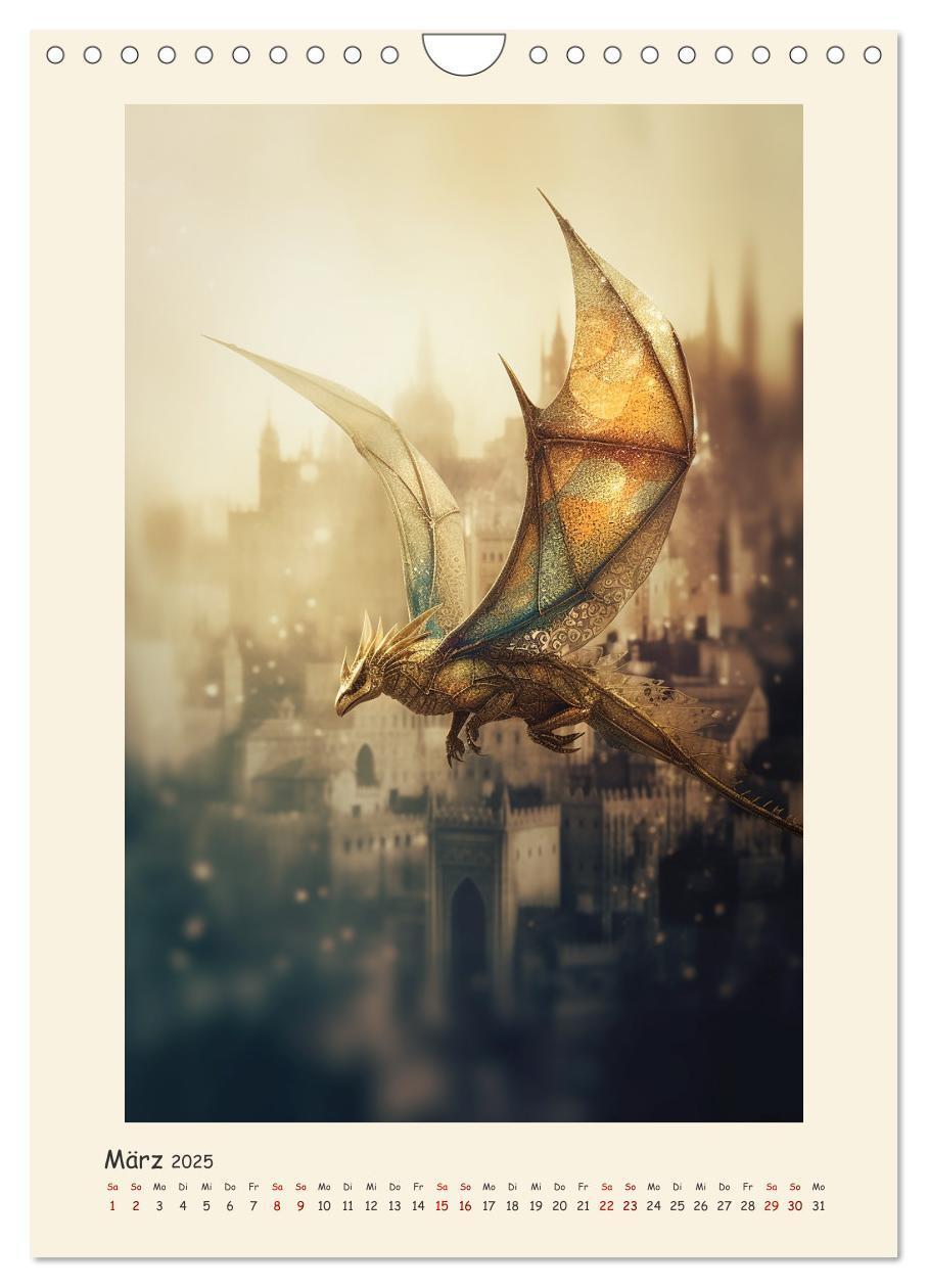 Bild: 9783435854592 | Malerische Drachen (Wandkalender 2025 DIN A4 hoch), CALVENDO...