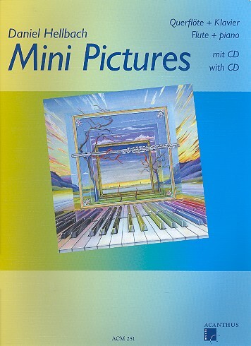 Cover: 9990051712568 | Mini Pictures 1 | Flöte und Klavier, Noten, Mit CD | Daniel Hellbach