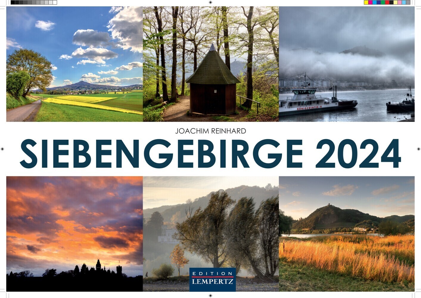 Cover: 9783960584759 | Kalender Siebengebirge 2024 | Joachim Reinhard | Kalender | 13 S.