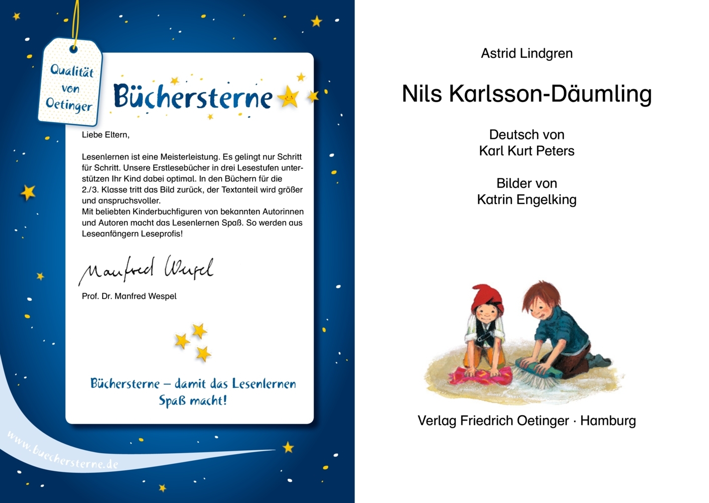 Bild: 9783789123795 | Nils Karlsson-Däumling | Büchersterne. 2./3. Klasse. 2./3. Klasse