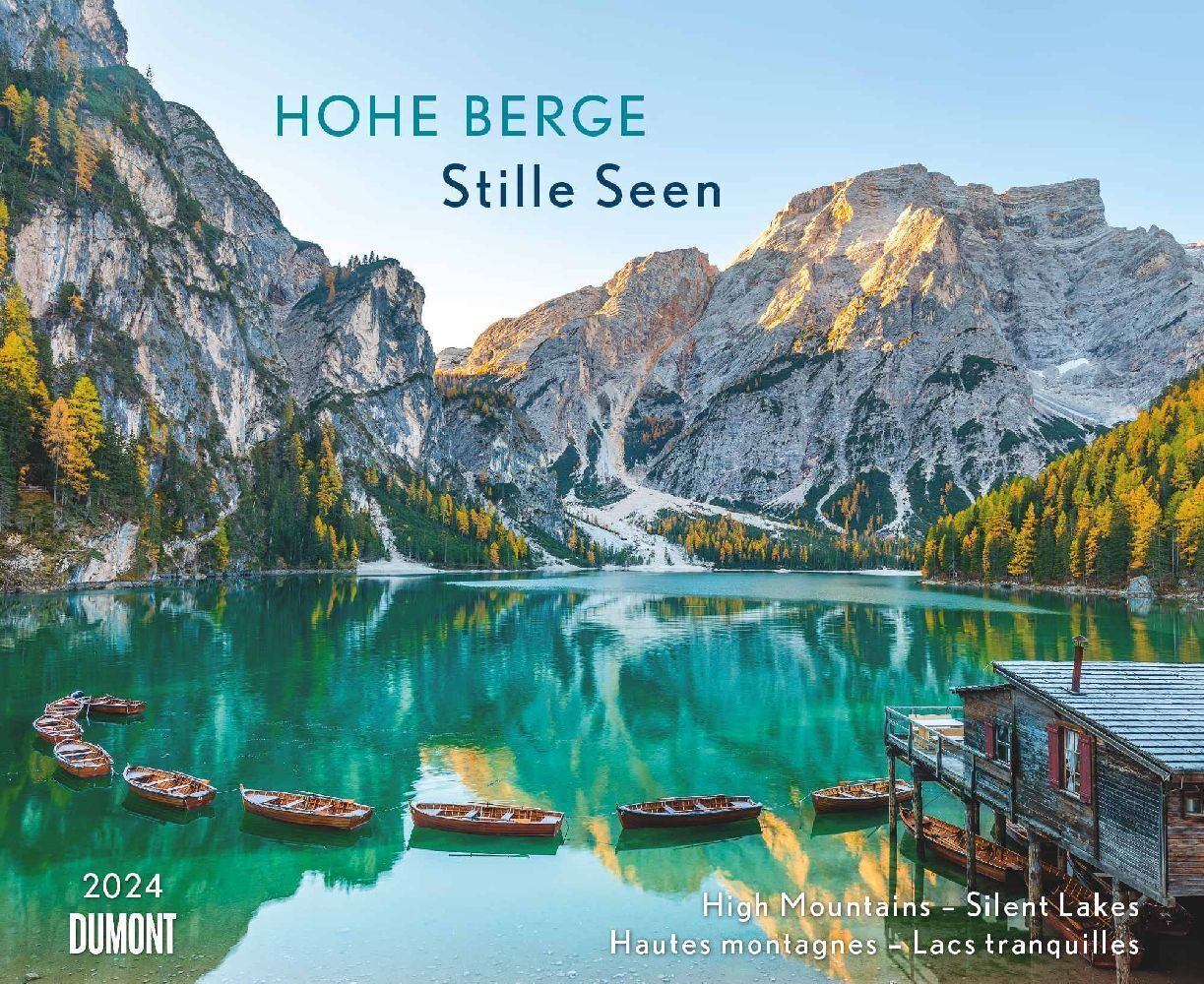 Cover: 4250809651477 | Hohe Berge - Stille Seen 2024 - Wandkalender 52 x 42,5 cm -...