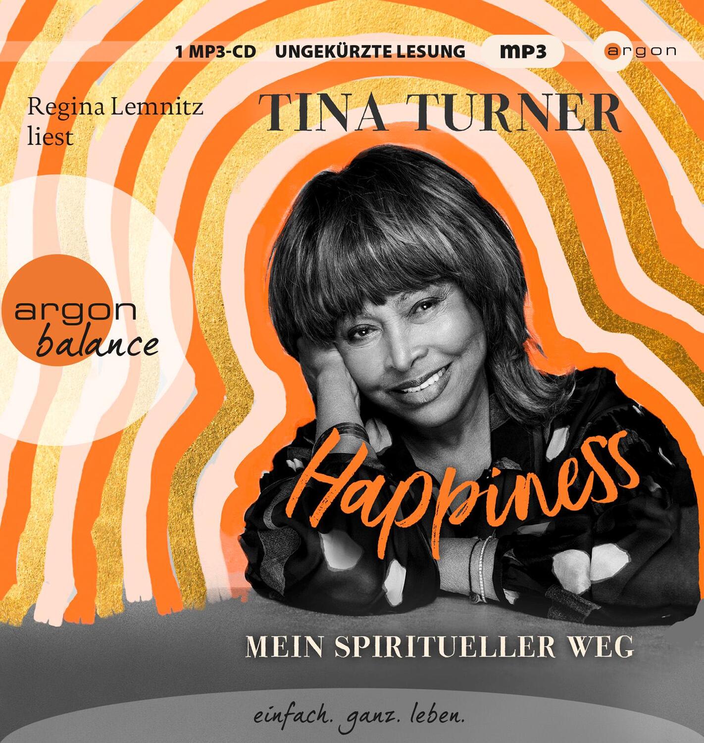 Cover: 9783839882139 | Happiness | Tina Turner | MP3 | 313 Min. | Deutsch | 2020
