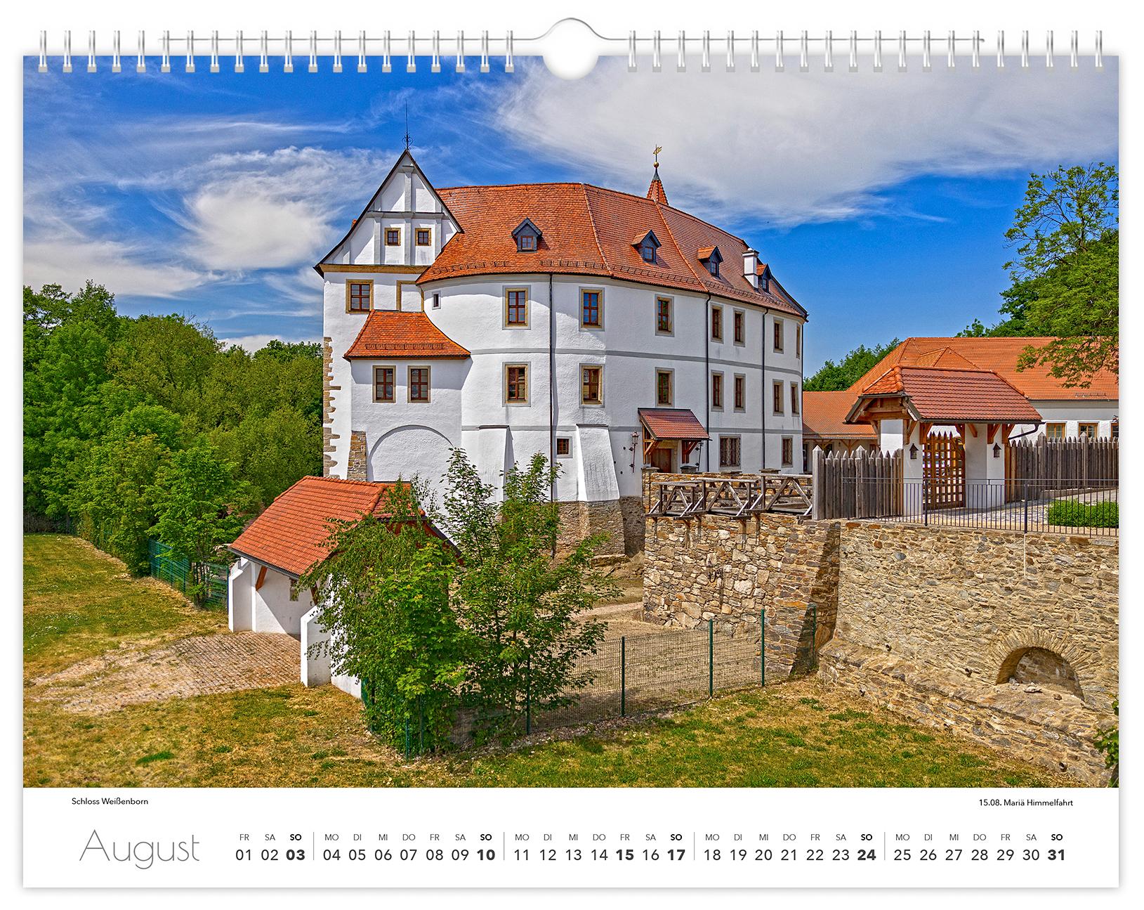 Bild: 9783910680616 | Kalender Osterzgebirge 2025 | 40 x 30 cm weißes Kalendarium | Schubert