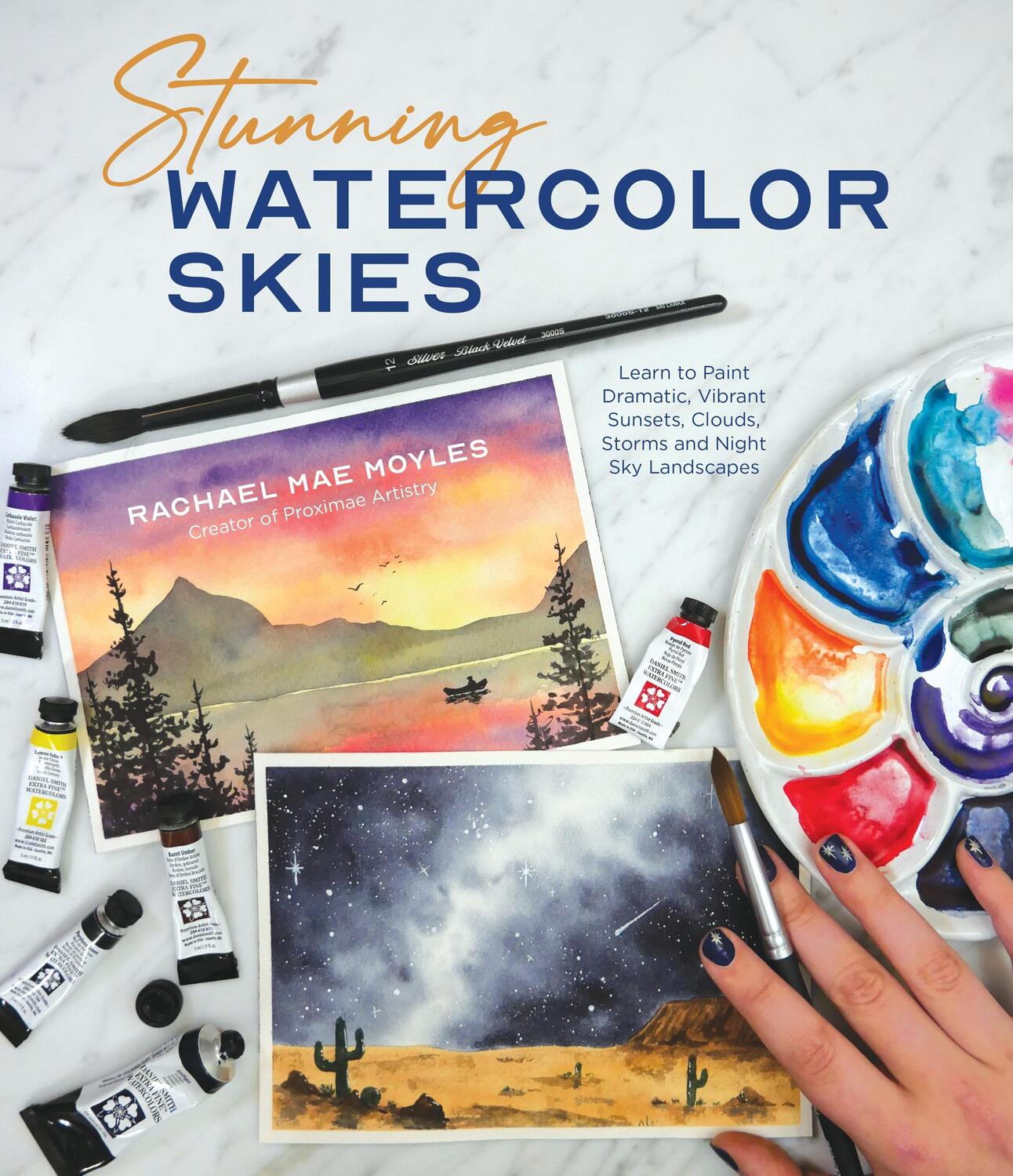 Autor: 9781645679028 | Stunning Watercolor Skies | Rachael Mae Moyles | Taschenbuch | 2023