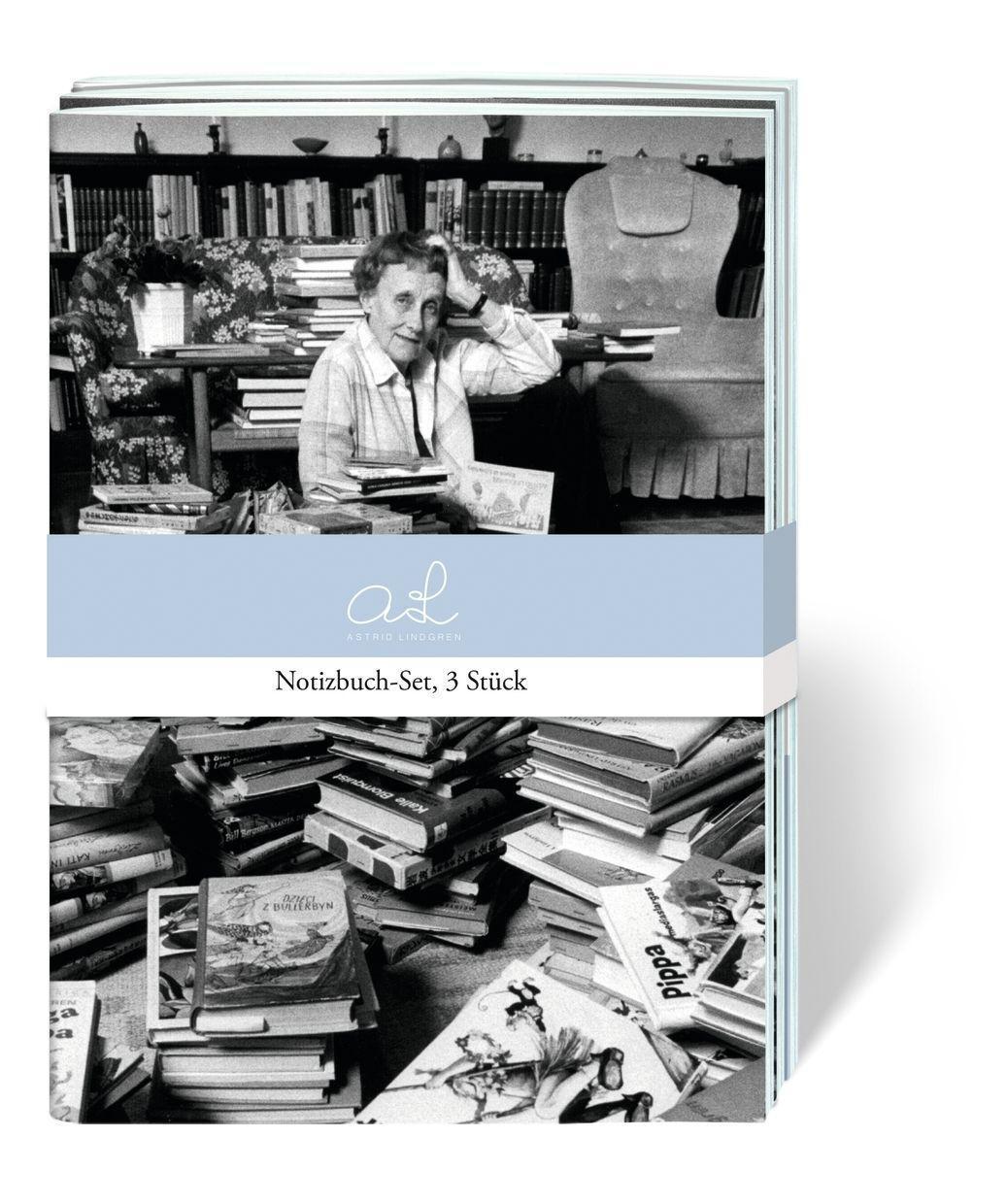 Cover: 4260512181871 | Astrid Lindgren Edition: 3er Set Notizhefte, jeweils 24 Seiten,...