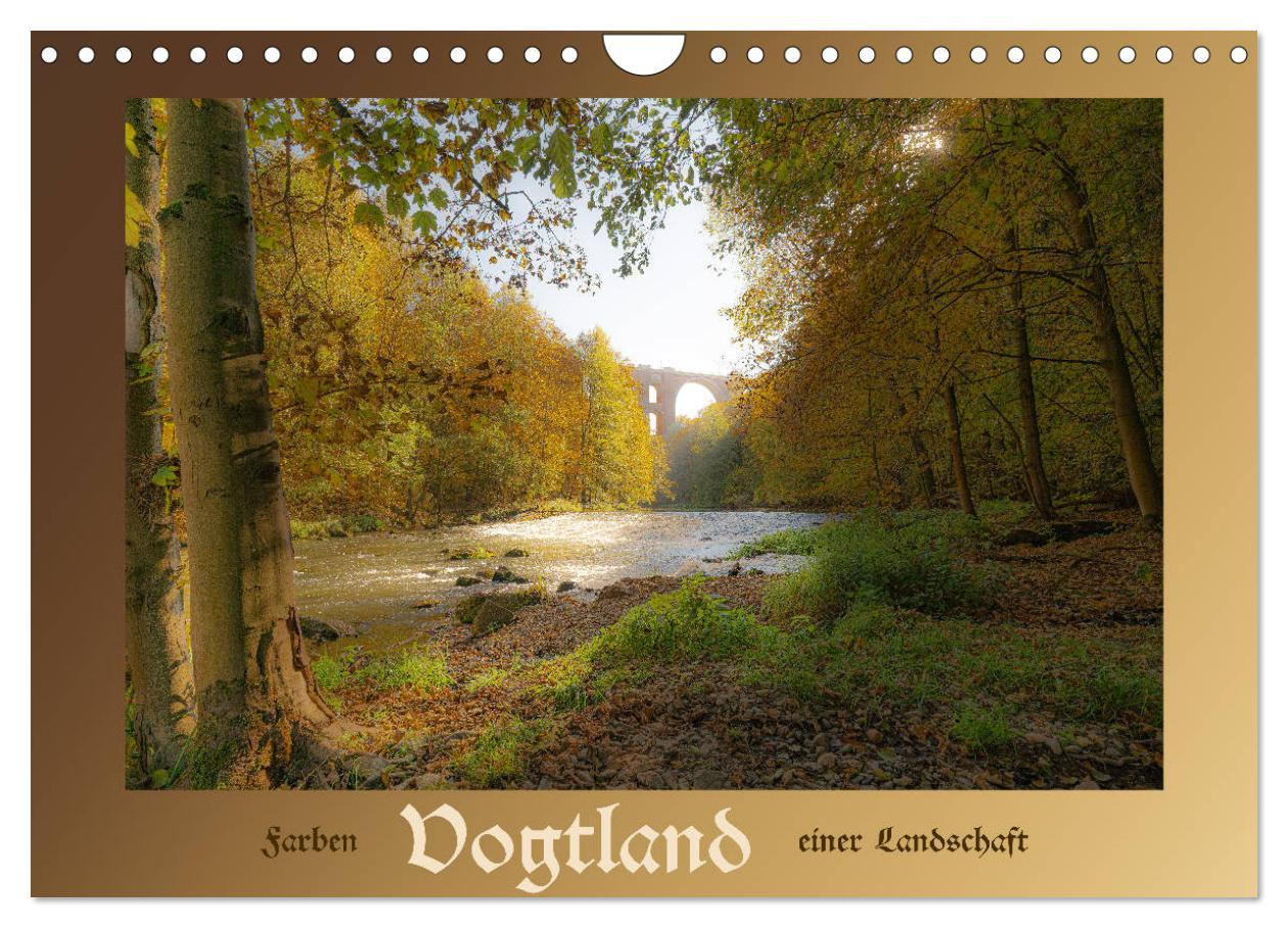 Cover: 9783435236558 | Vogtland - Farben einer Landschaft (Wandkalender 2025 DIN A4 quer),...