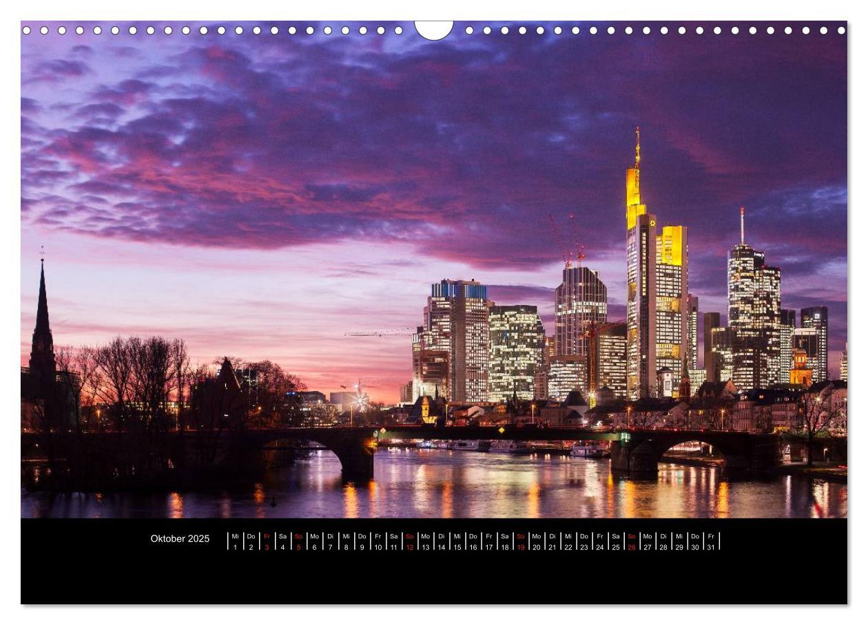 Bild: 9783435677559 | Frankfurt (Wandkalender 2025 DIN A3 quer), CALVENDO Monatskalender